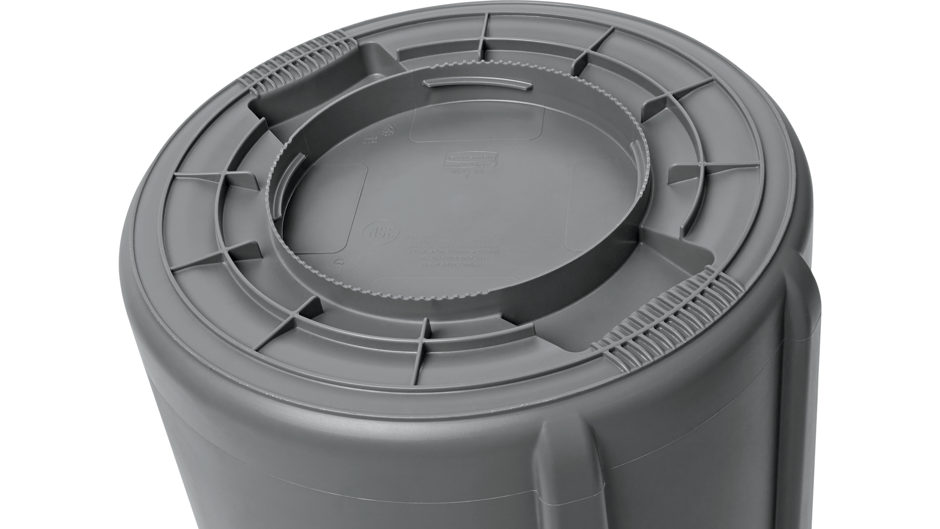 Thick bottom of BRUTE container